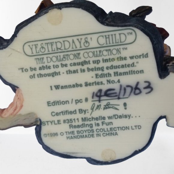 Vintage Yesterday's Child - Set of 2 Figurines - The Dollstone Collection - Picture 5 of 5